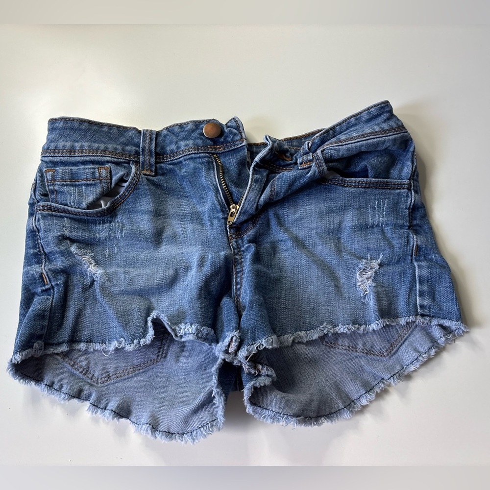 Blue Denim Women Shorts